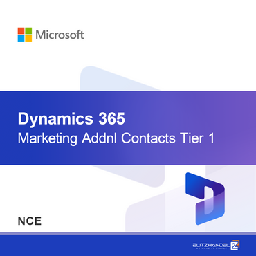Dynamics 365 Marketing Dodatkowe Kontakty Poziom 1 (NCE)