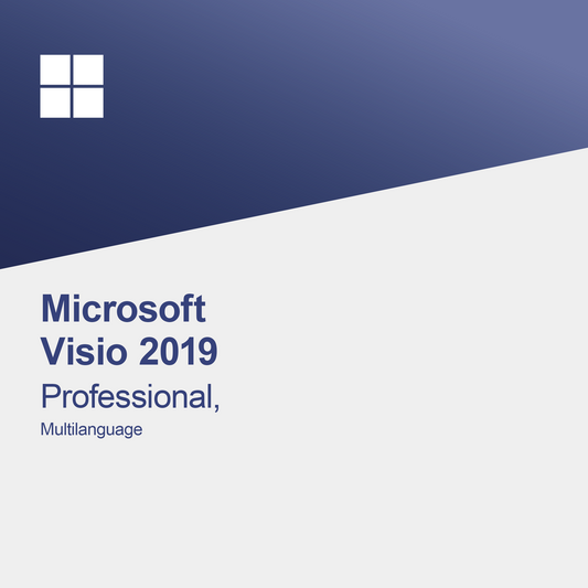 Microsoft Visio 2019 Professional, wielojęzyczny