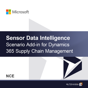Dodatek Scenariusza Inteligencji Danych Czujników dla Dynamics 365 Supply Chain Management (NCE)