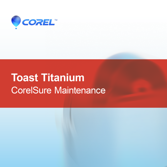 Toast Titanium CorelSure Konserwacja