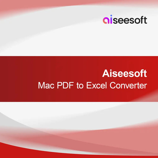 Aiseesoft Mac PDF na Excel Converter