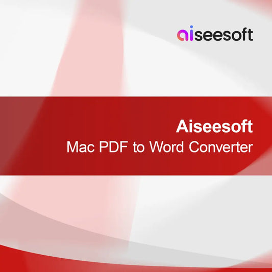 Aiseesoft Mac PDF na Word Converter