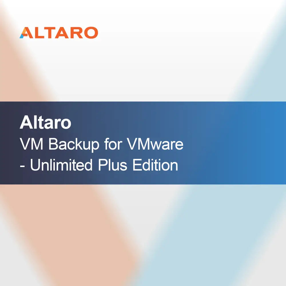 Altaro VM Backup dla VMware - Edycja Unlimited Plus