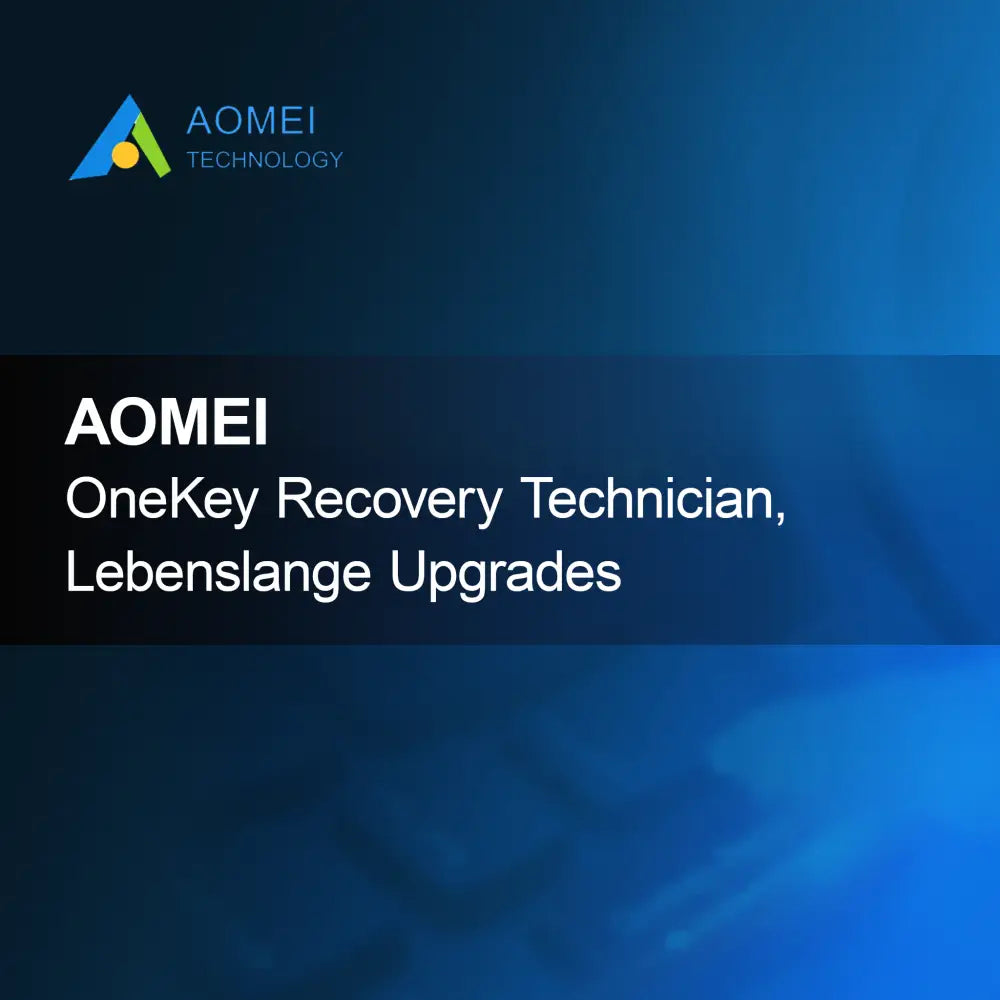 AOMEI OneKey Recovery Technician, dożywotnie aktualizacje