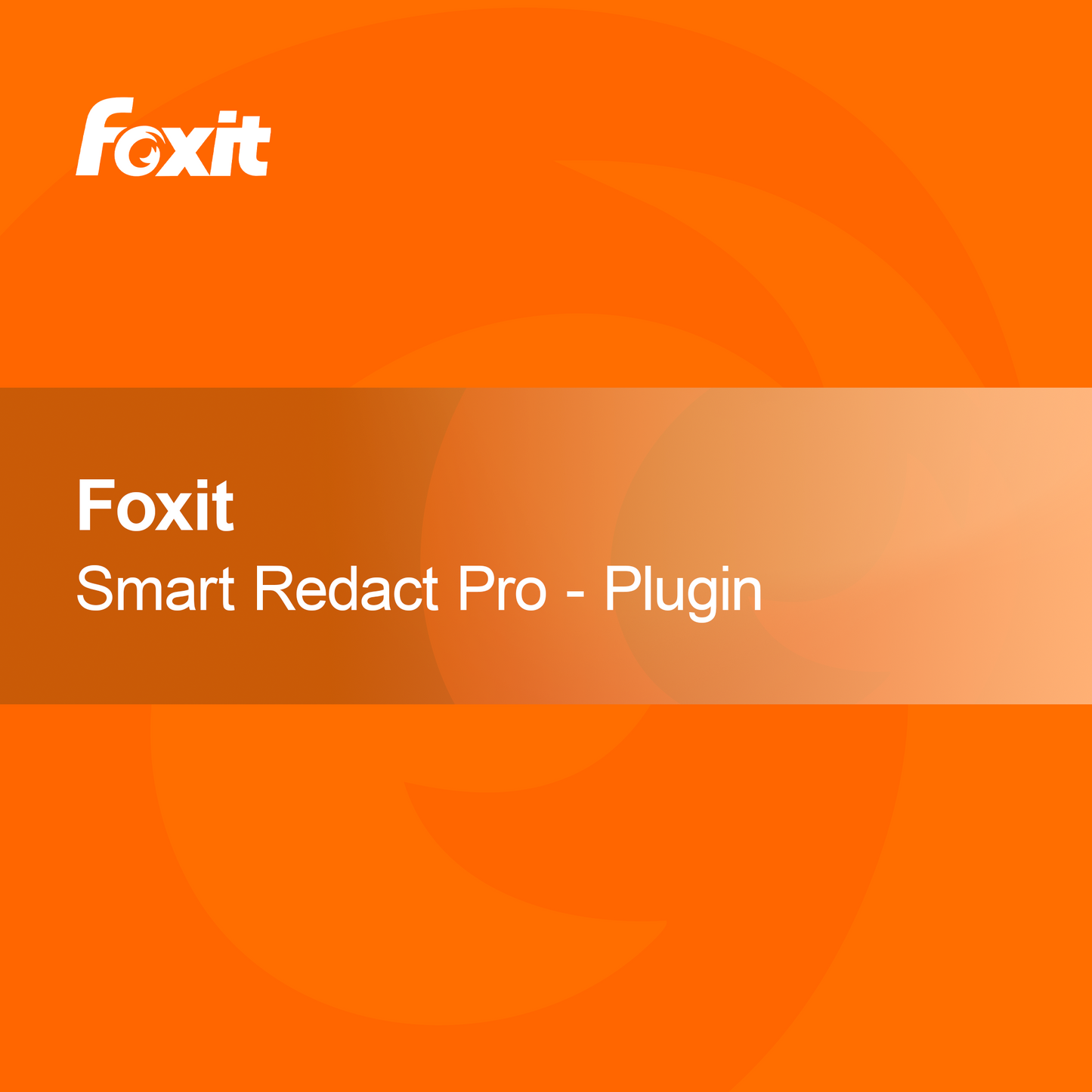 Foxit Smart Redact Pro - Wtyczka