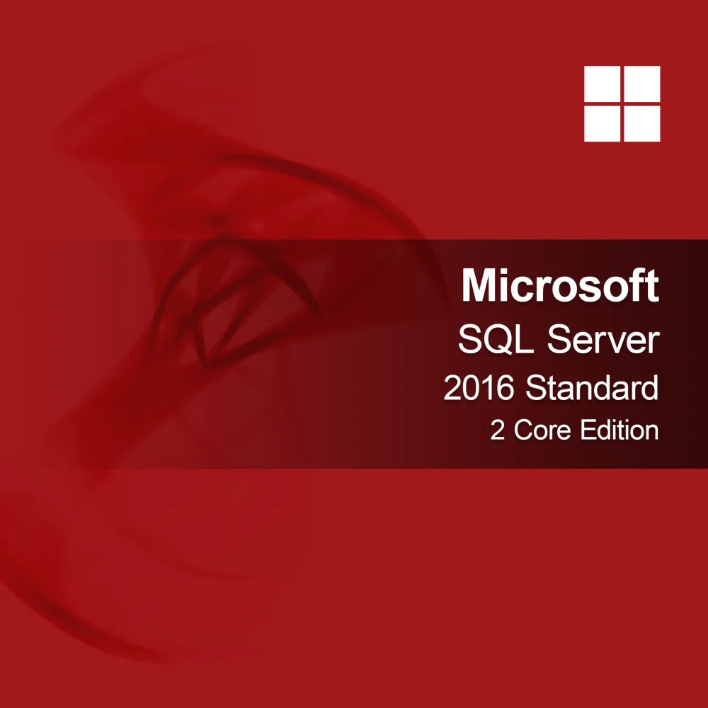 Microsoft SQL Server 2016 Standard - Edycja 2 rdzenie