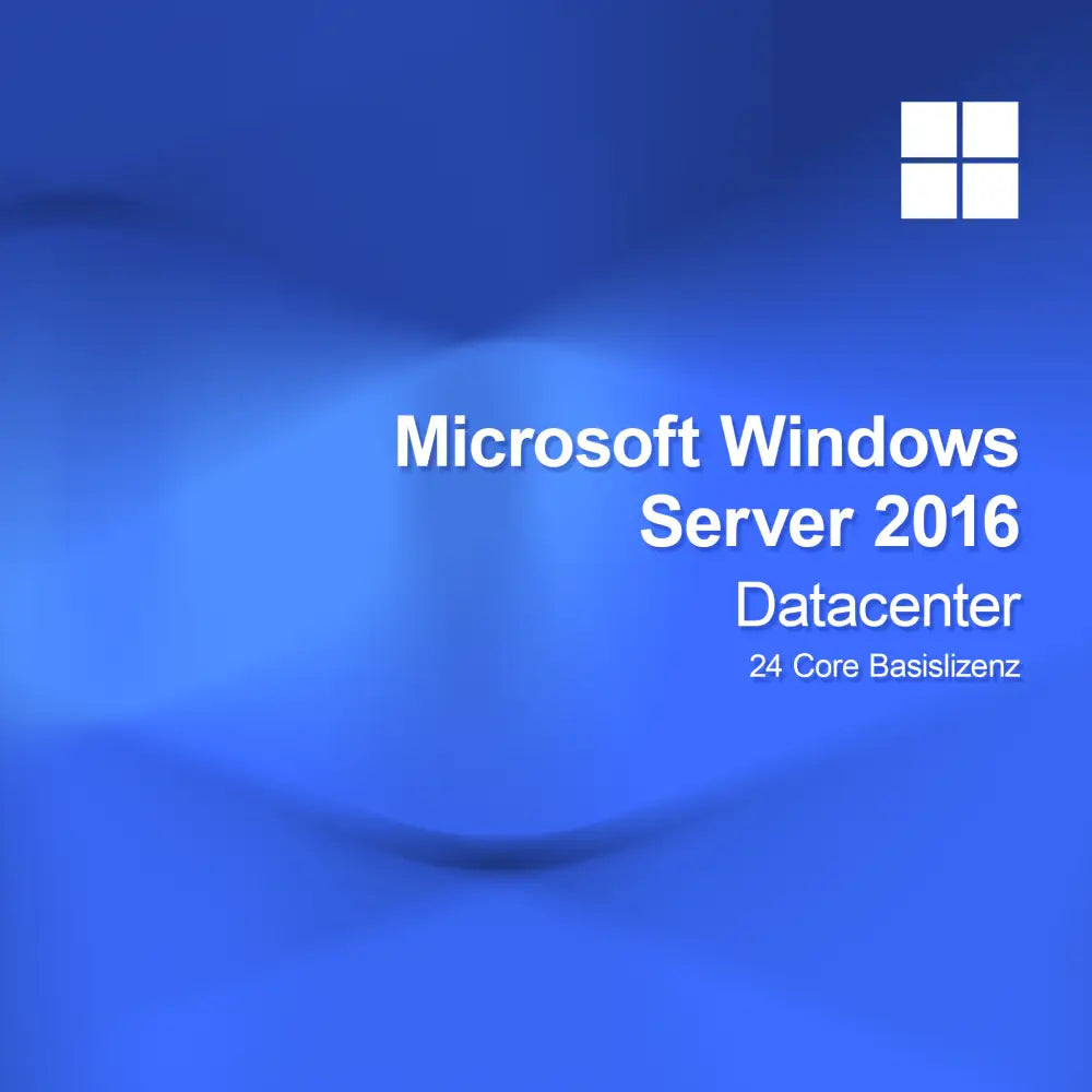 Microsoft Windows Server 2016 Datacenter 24-rdzeniowa licencja podstawowa