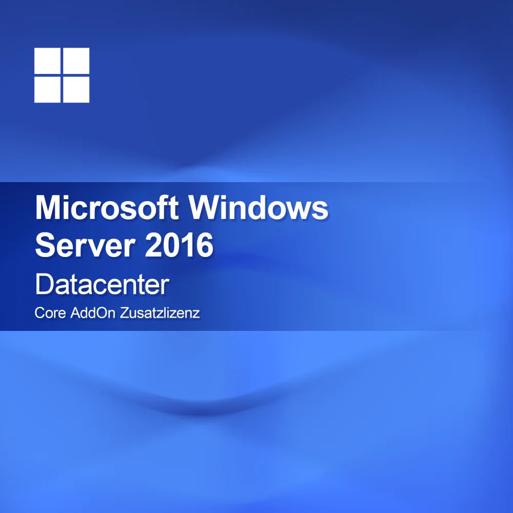 Microsoft Windows Server 2016 Datacenter, Core AddOn dodatkowa licencja