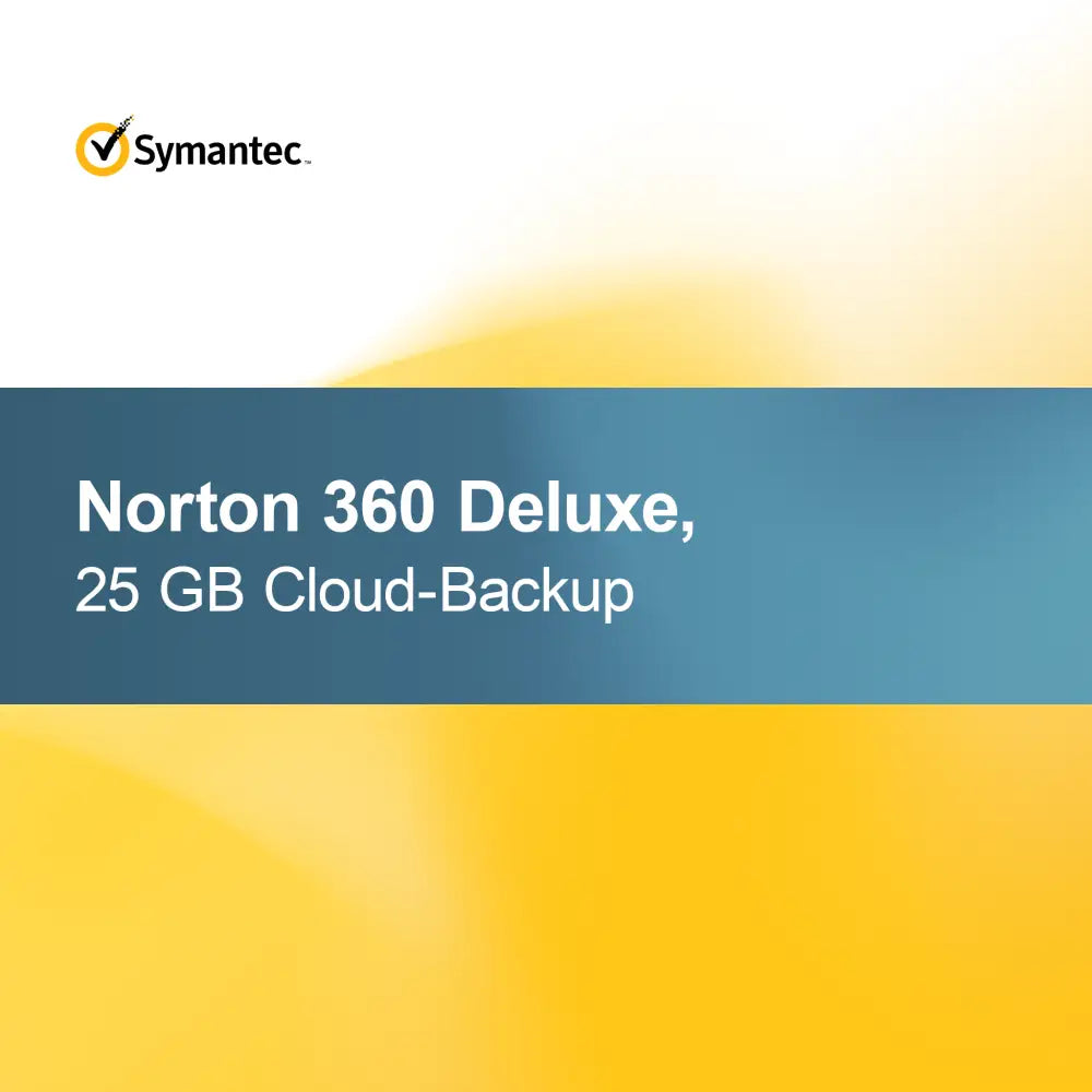 Norton 360 Deluxe, 25 GB kopii zapasowej w chmurze
