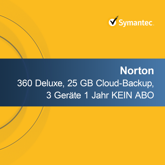 Norton 360 Deluxe, 25 GB kopii zapasowej w chmurze, 3 urządzenia 1 rok BEZ SUBSKRYPCJI