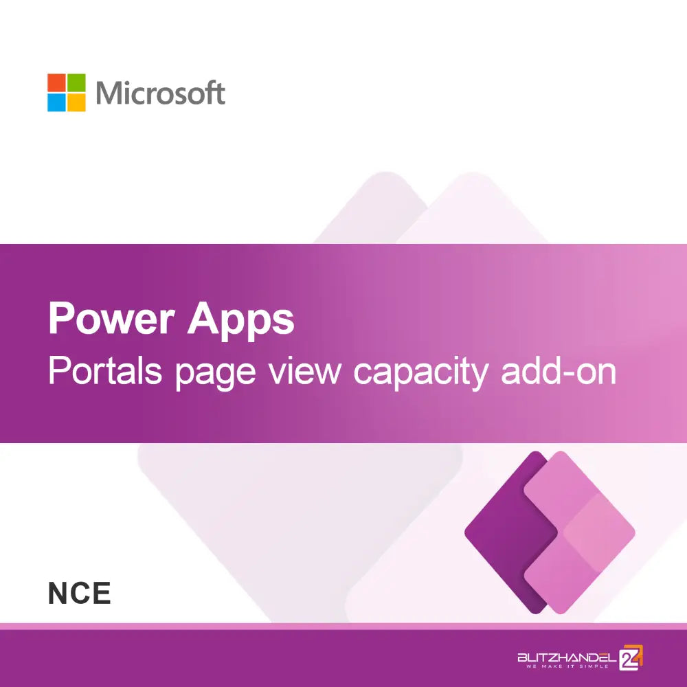 Dodatek do pojemności wyświetleń stron Power Apps Portals (NCE)