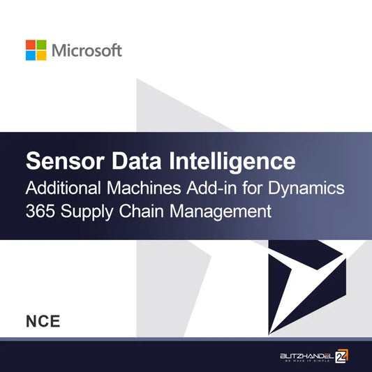 Dodatek Sensor Data Intelligence Additional Machines dla Dynamics 365 Supply Chain Management (NCE)