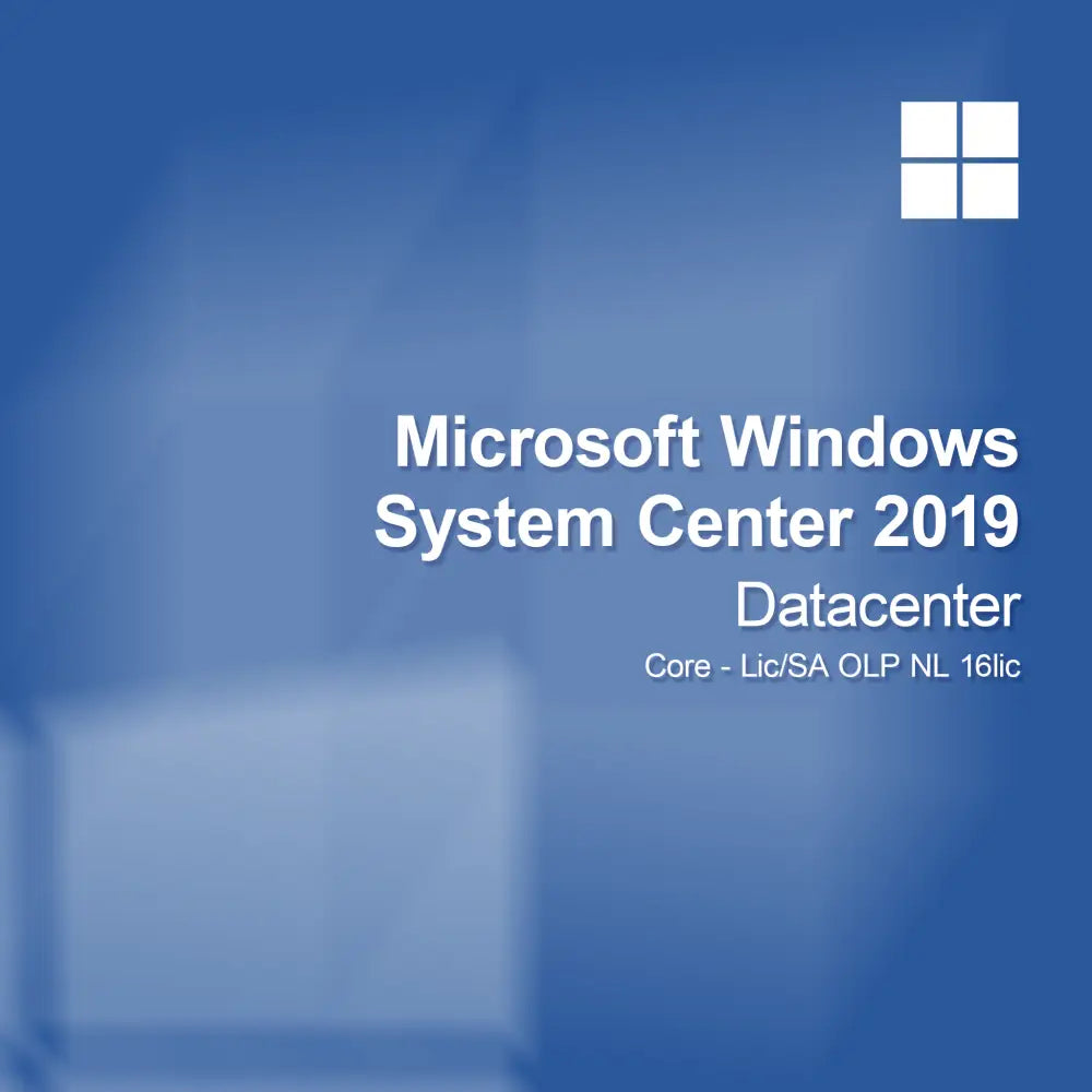 System Center 2019 Datacenter Core - Licencja/SA OLP NL 16 licencji