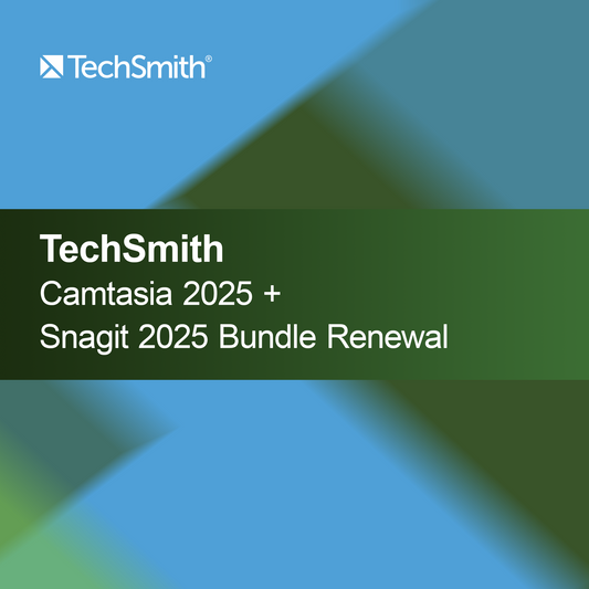 Pakiet TechSmith Camtasia 2025 + Snagit 2025