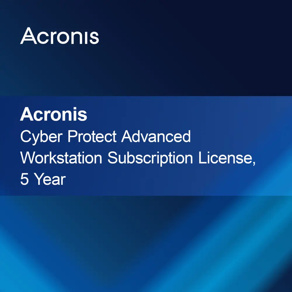 Licencja subskrypcyjna Acronis Cyber Protect Advanced Workstation, 5 lat