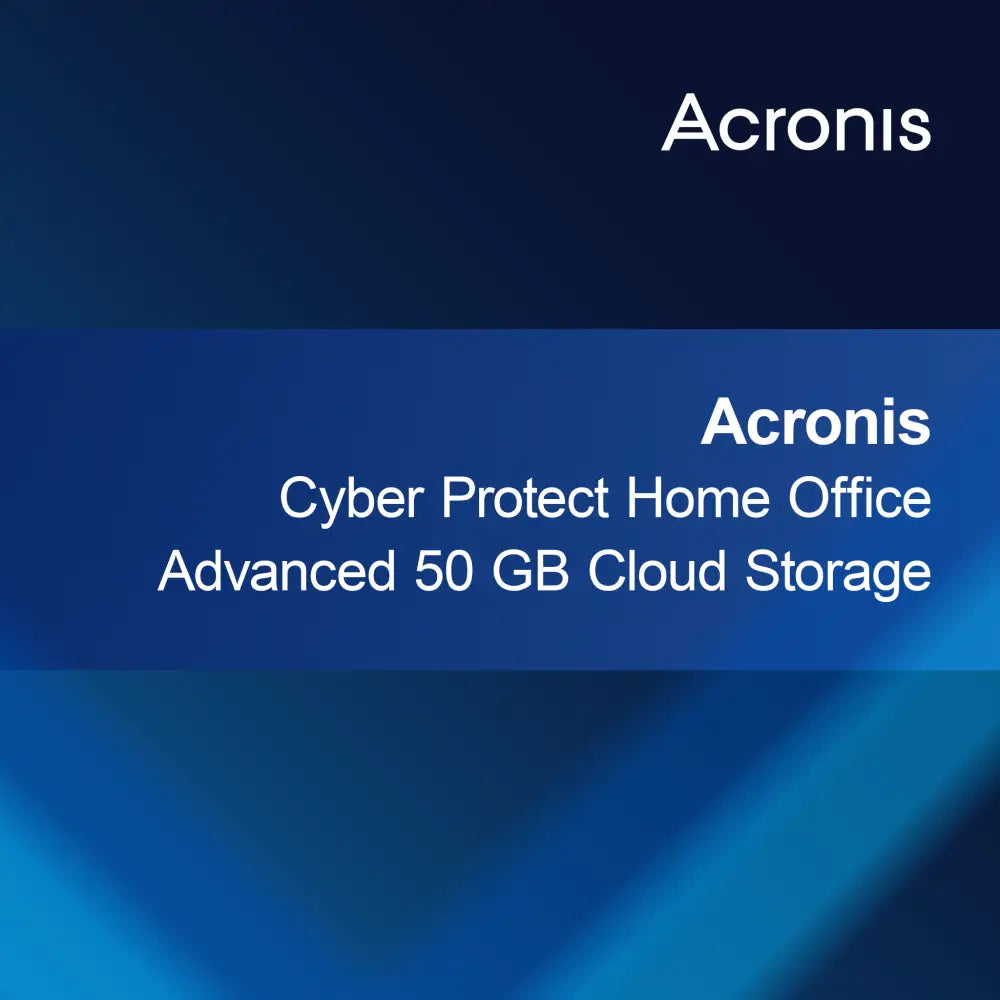 Acronis Cyber Protect Home Office Advanced 50 GB pamięci w chmurze