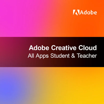 Adobe Creative Cloud Wszystkie aplikacje dla studentów i nauczycieli