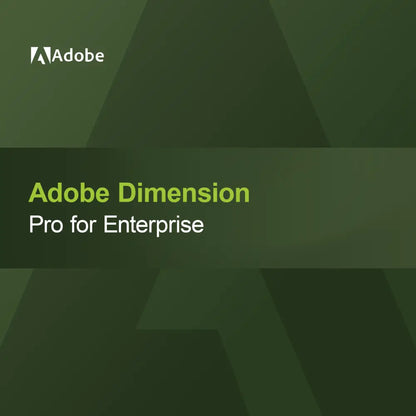 Adobe Dimension - Pro dla przedsiębiorstw