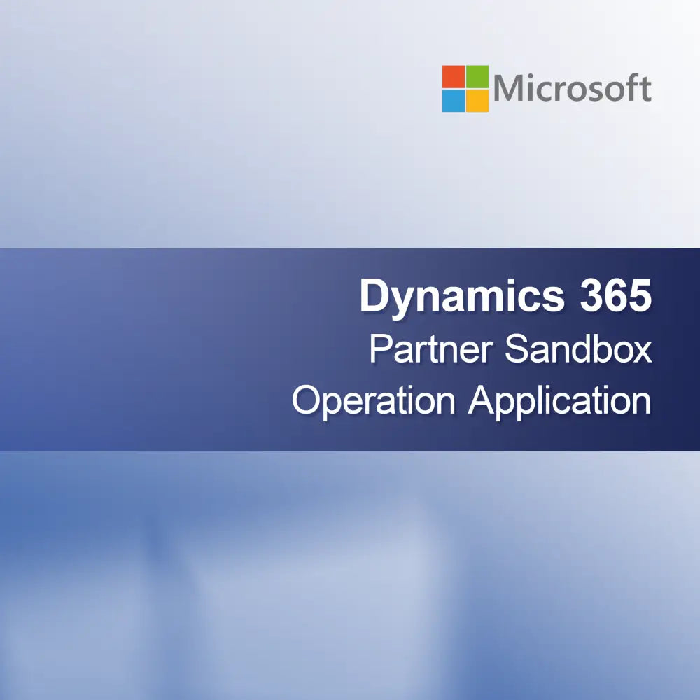 Aplikacja operacyjna środowiska testowego partnera Dynamics 365