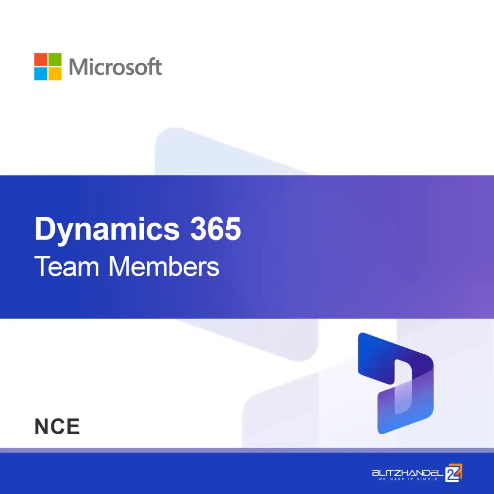Członkowie zespołu Dynamics 365 (NCE)
