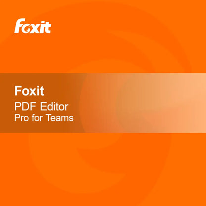 Foxit PDF Editor Pro dla zespołów