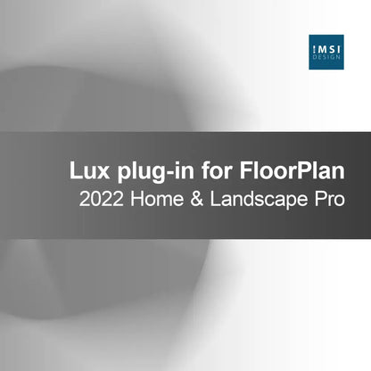 Wtyczka Lux do FloorPlan 2022 Home & Landscape Pro
