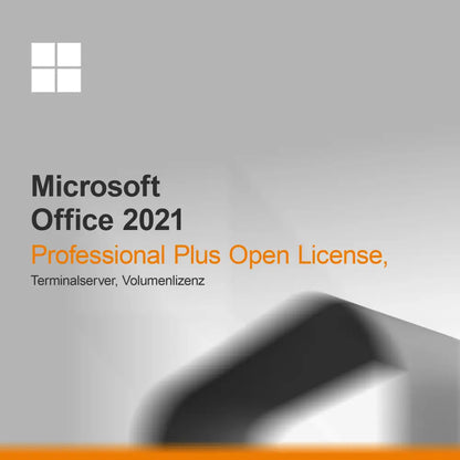 Microsoft Office 2021 Professional Plus Open License, Terminalserver, licencja zbiorcza
