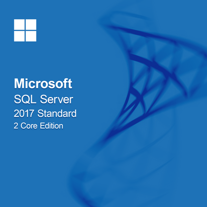 Microsoft SQL Server 2017 Standard, edycja 2-rdzeniowa