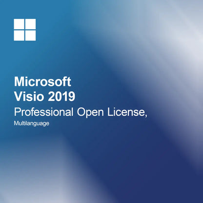 Microsoft Visio 2019 Professional Open License, wielojęzyczny