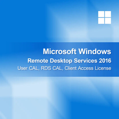 Licencja dostępu klienta (CAL) użytkownika Microsoft Windows Remote Desktop Services 2016, RDS CAL