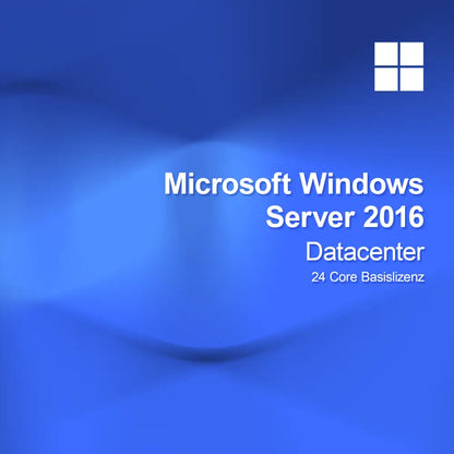 Microsoft Windows Server 2016 Datacenter 24-rdzeniowa licencja podstawowa
