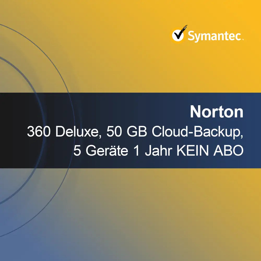 Norton 360 Deluxe, 50 GB kopii zapasowej w chmurze, 5 urządzeń 1 rok BEZ SUBSKRYPCJI