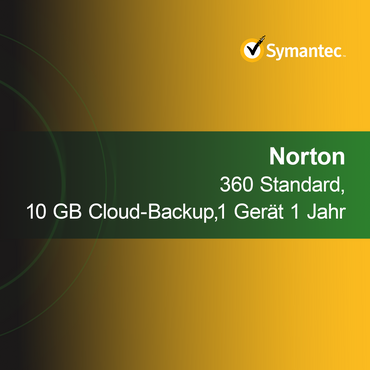 Norton 360 Standard, 10 GB kopii zapasowej w chmurze, 1 urządzenie 1 rok