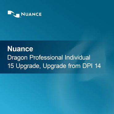 Aktualizacja Nuance Dragon Professional Individual 15, aktualizacja z DPI 14