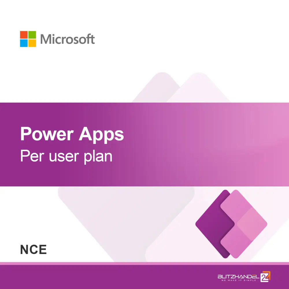 Plan Power Apps na użytkownika (NCE)