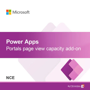 Dodatek do pojemności wyświetleń stron Power Apps Portals (NCE)