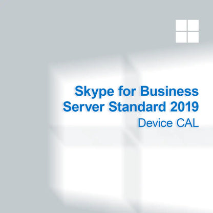 Skype for Business Server Standard 2019 Licencja Dostępu Urządzenia (CAL)