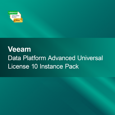 Pakiet 10 instancji zaawansowanej uniwersalnej licencji Veeam Data Platform